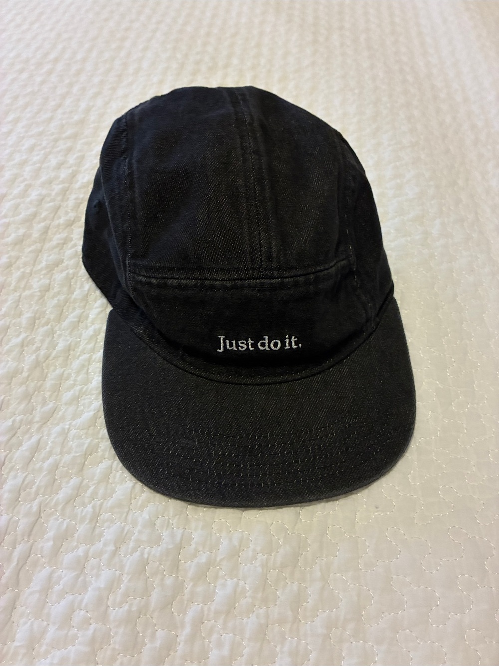 Black 'Just do it.' Cap - Men's Accessory